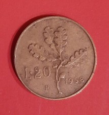 Moneta Italia 20 Lire Quercia