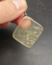 Ciondolo meteorite vetro