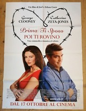 PRIMA TI SPOSO POI TI ROVINO - POSTER DA CINEMA 140X100 CM - GEORGE CLOONEY 