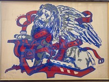  Leone San Marco,  litografia