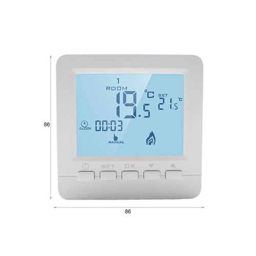 Termostato digitale con - con, tasti