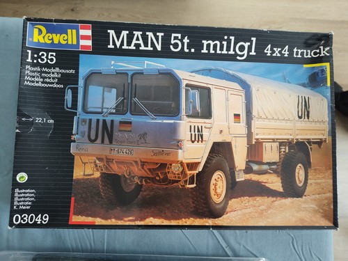 Revell man camion milgl - man, 5t.