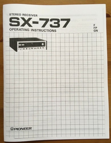 Pioneer 737 ricevitore - sx-737,