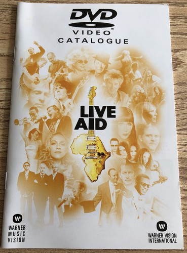 Dvd video catalogue live - video,