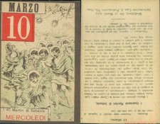 ASSOLUTA R@RIT@' SANTINO DI MERCOLEDI 10 MARZO 1937-I 40 MARTIRI DI SEBASTE