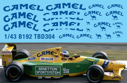 Decals per b192 - , benetton
