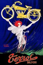 Poster Manifesto Locandina Pubblicitaria Moto Terrot Francia  Stampa 50x70 Cm.