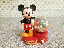 DISTRIBUTORE GOMME TOPOLINO DISNEY MICKEY MOUSE GUMBALL BANK 1986 NEW COMPLETO