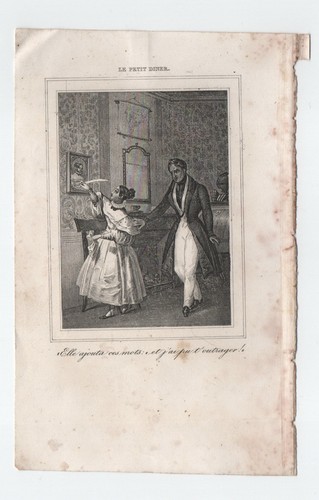 Incisione antica 1830 - incisione, petit