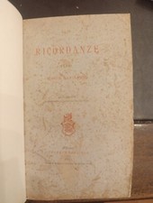 RICODANZE VERSI DI MARIO RAPISARDI ANNO 1881 PAG.286 BUONE CONDIZIONI