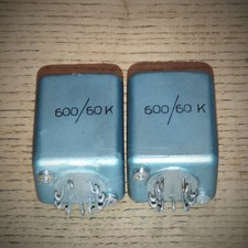 Photovox 150-600+150-600 ohm/60K step-up transformer pair 1:10-1:20 mumetal NOS