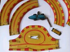 Pista in Latta Tecnofix Con Macchinina '50 Germania U.S. Zone