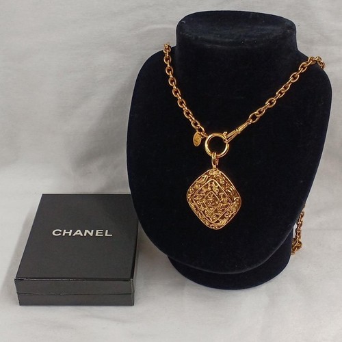 Collana chanel metallo - collana, dorato