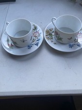 Set 2 piattini tazze da tè