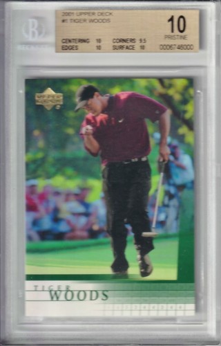 2001 upper deck golf - upper, tiger