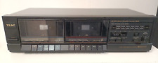 TEAC W-300 DECK MUSICASSETTE DOPPIA PIASTRA STEREO HIFI REVISIONATO FUNZIONANTE