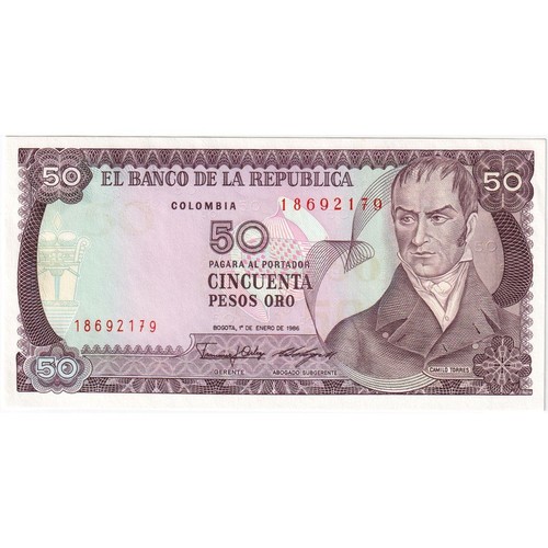 Colombie pesos oro - pesos,