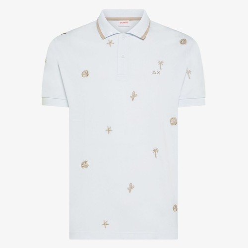 Polo sun68 piquet cotone - piquet,