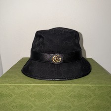 GUCCI GG Bucket Hat Canvas