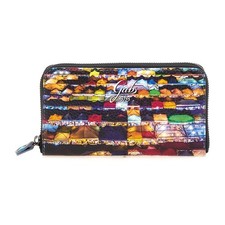 Portafoglio in pelle con zip