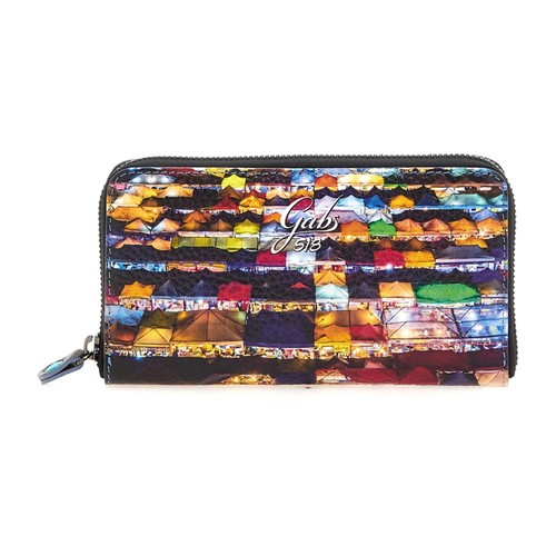 Portafoglio pelle con zip - in,