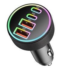 90W Caricatore Auto USB C, 4