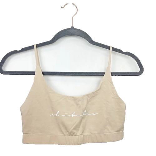 Reggiseno donna bianco volpe