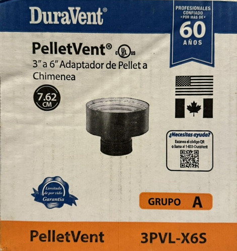Duravent tubo sfiato pellet - di,