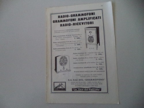 Advertising pubblicità 1932 - advertising,
