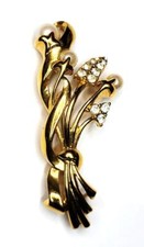 Spilla Bouquet Di Fiori Con