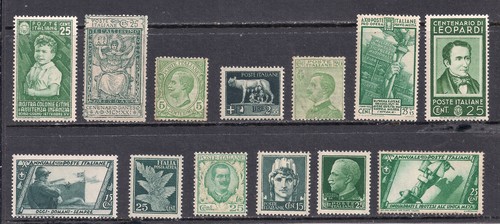 Italia 1906 1937 green - italia,