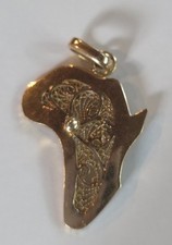 14k Gold Pendant In Shape Of