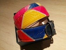 Cintura uomo TRIANGLE / men's belt PATCH / Coccodrillo / (MADE IN ITALY)