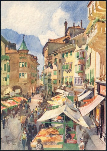 Bolzano piazza delle erbe - bolzano,
