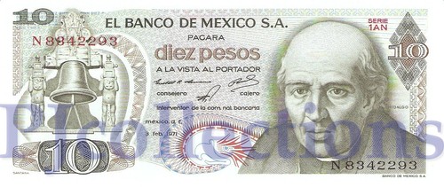 Mexico pesos 1971 pick - mexico,
