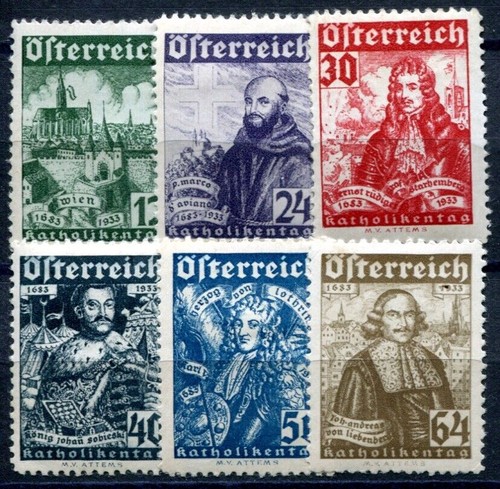 Austria 1933 557 562 - austria, *