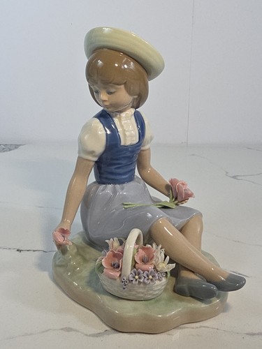 Lladro girl with wild - girl,