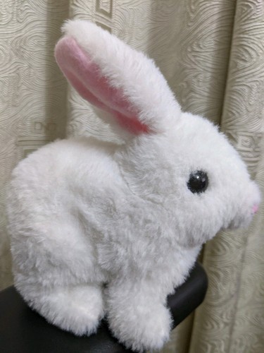 Peluche bianco coniglietto