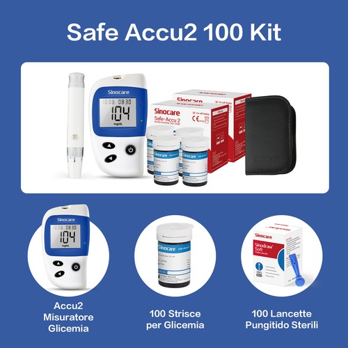 Sinocare safe accu2 glucometro - safe,