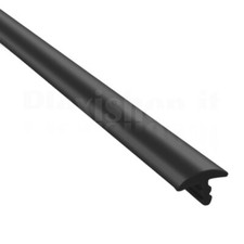 T-Moulding Nero 12 mm per Cabinet Arcade