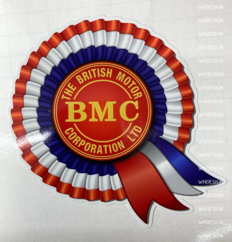 Adesivo bmc stile vintage auto - bmc,