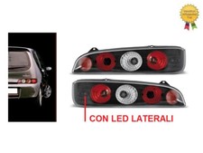 Fari Posteriori Luci Fanali Tuning Fiat Seicento 1998-2010 Design Nero