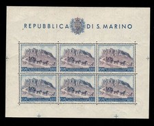 San Marino 1949 UPU 100 LIRE