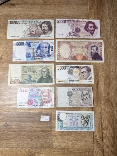 Lotto banconote lire 100000 - lotto,