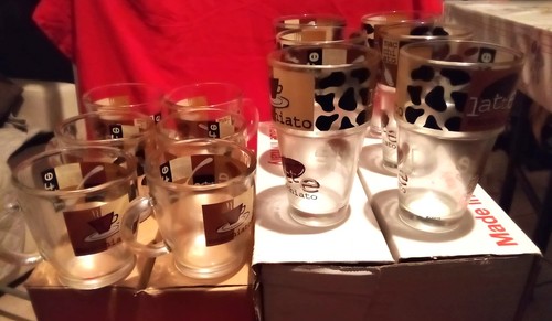 Set tazze bicchieri vetro - set,