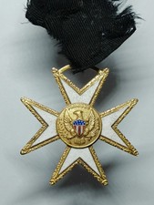 Croce Cavalieri Templari Usa America Aquila Medaglia Usa