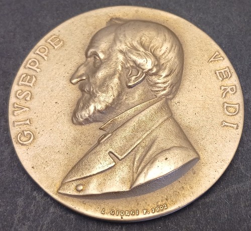Medaglia giuseppe verdi - giuseppe,