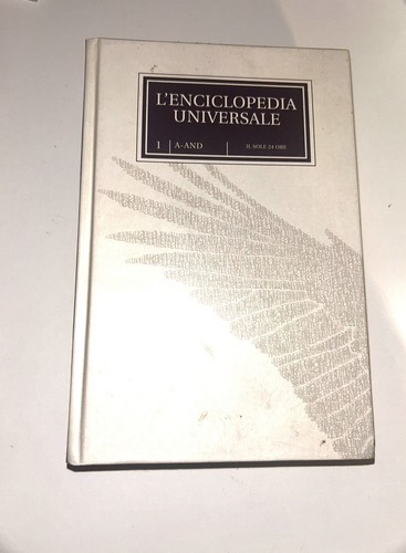 Enciclopedia universale vol1 - l'enciclopedia,