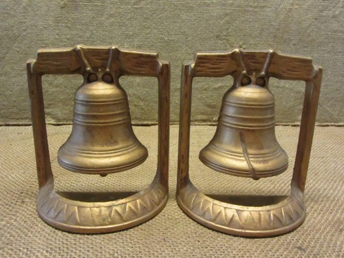 Vintage liberty bell - book, end