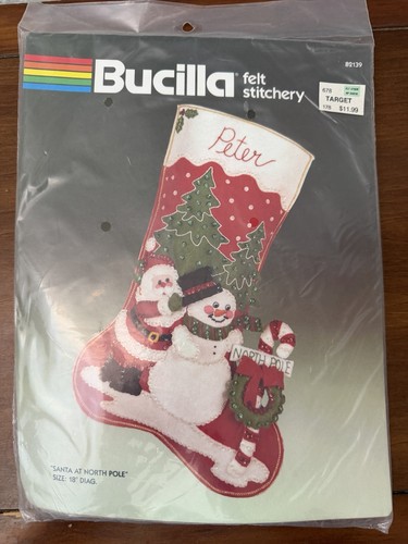 Bucilla vintage feltro natale - bucilla,